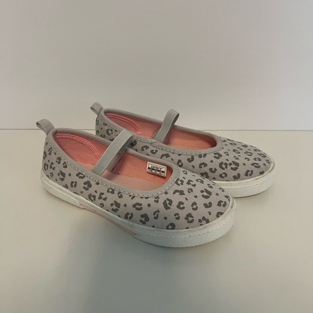 Leopard Print Kids Shoes - Gray by Carters